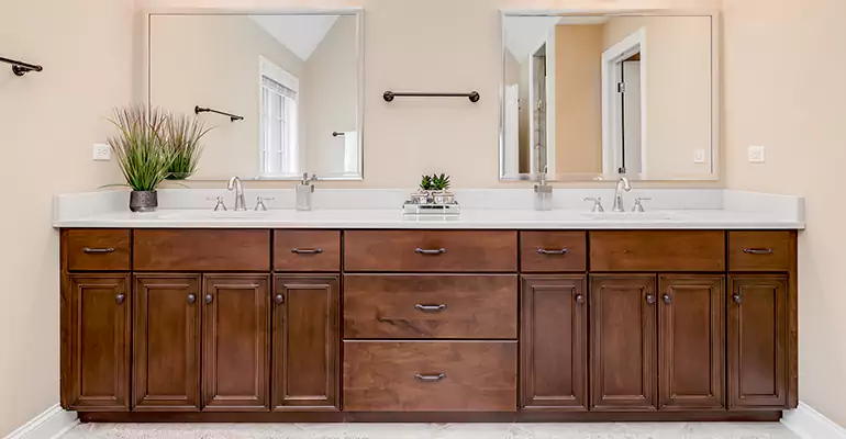 Bathroom Cabinet Renovation in Ardmore