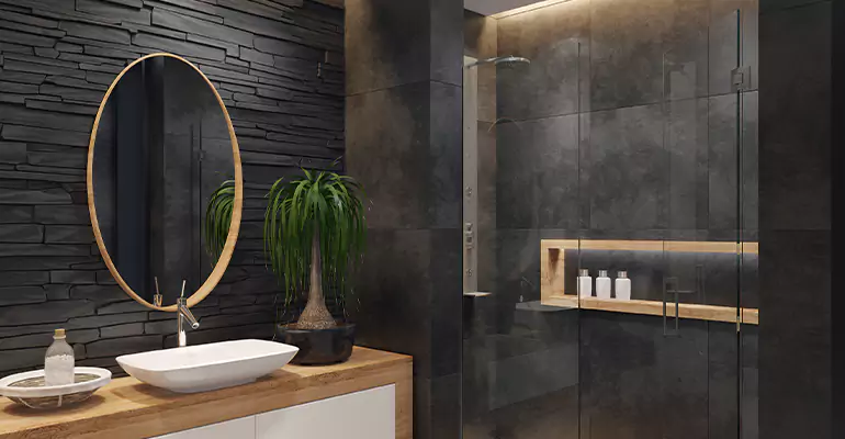 Bathroom Floor Tile Remodel in Ardmore