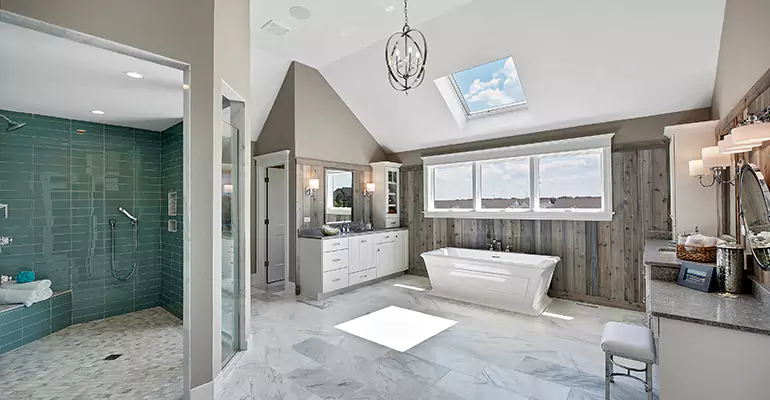 Guest Bathroom Flooring Remodel in Ardmore